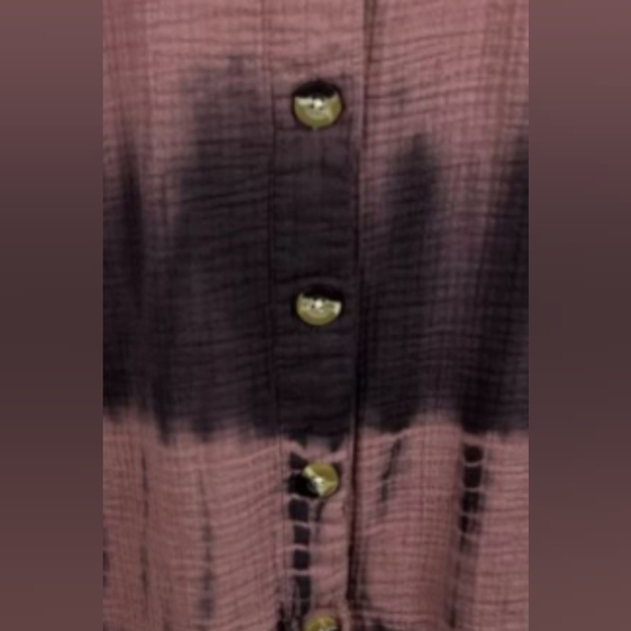 Jill Pure Shirttail GauzeTunic Top& Blouse - Picture 6 of 9